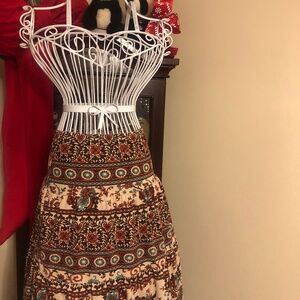 Just in NWOT ALLOY Bohemian Floral skirt